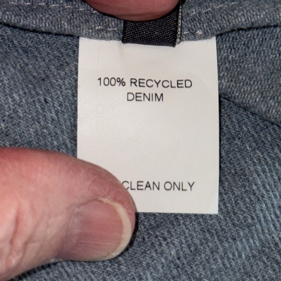 Harare Light Wash Recycled Denim Shorts - Picture 5 of 5